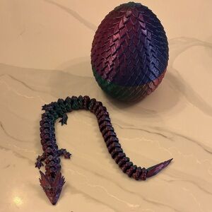 3D Printed Dragon & Egg